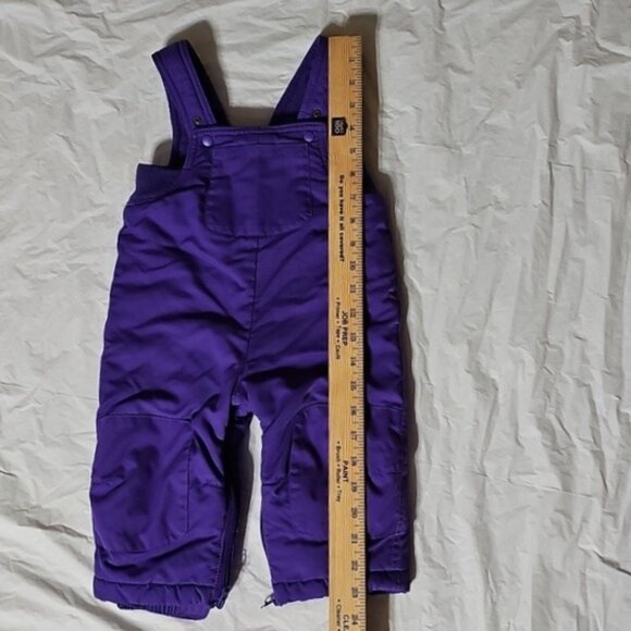 The Children's Place Baby 12 Months Purple Thermolite Bib Snowsuit Used - Picture 15 of 16